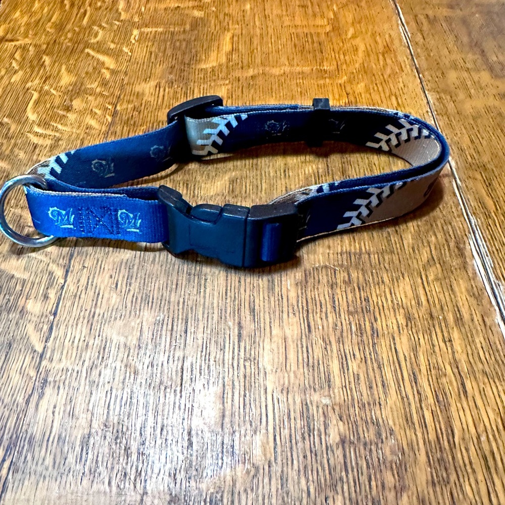 Milwaukee Brewers‎ MLB dog collar new sz XL